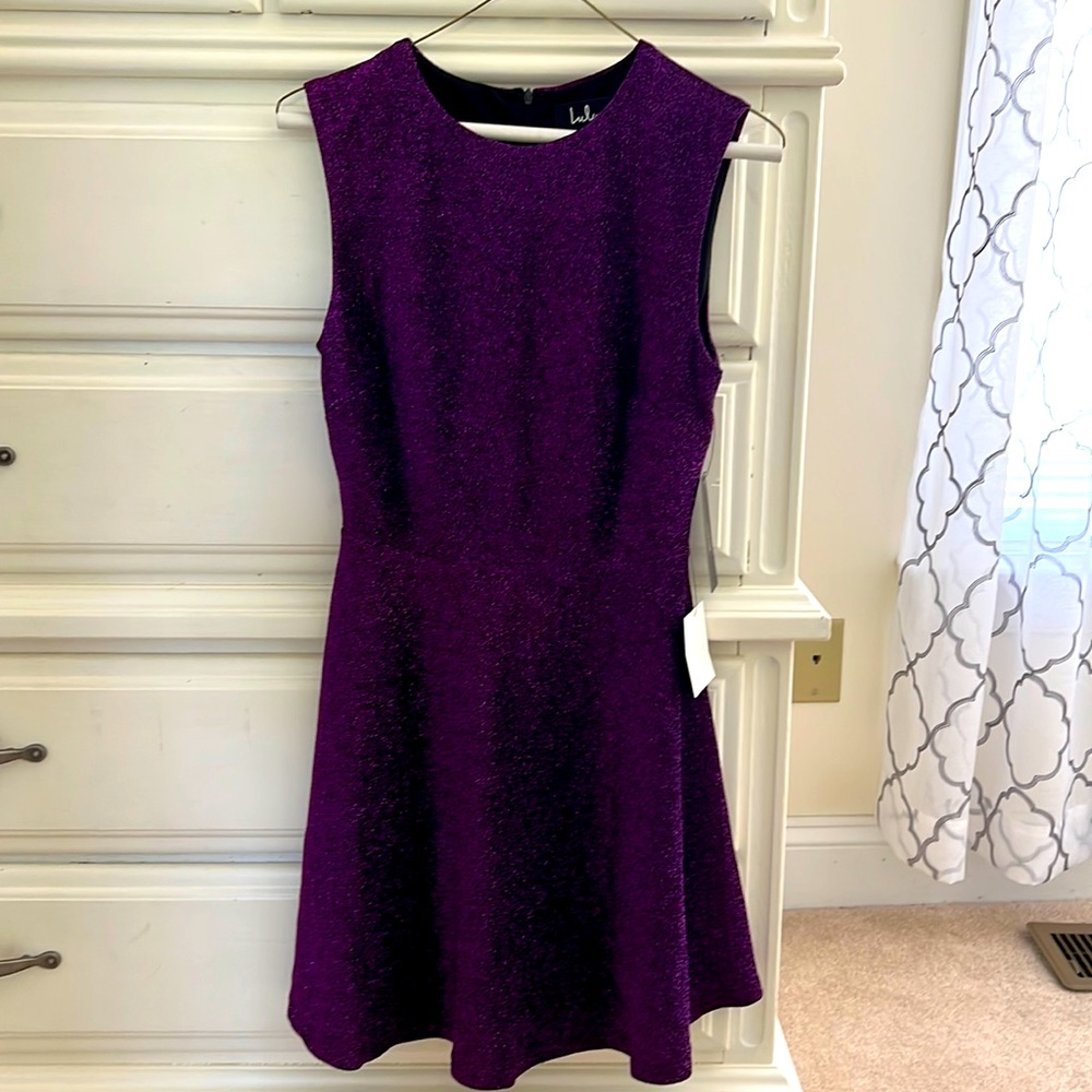 NWT Purple Sparkle Lulus dress